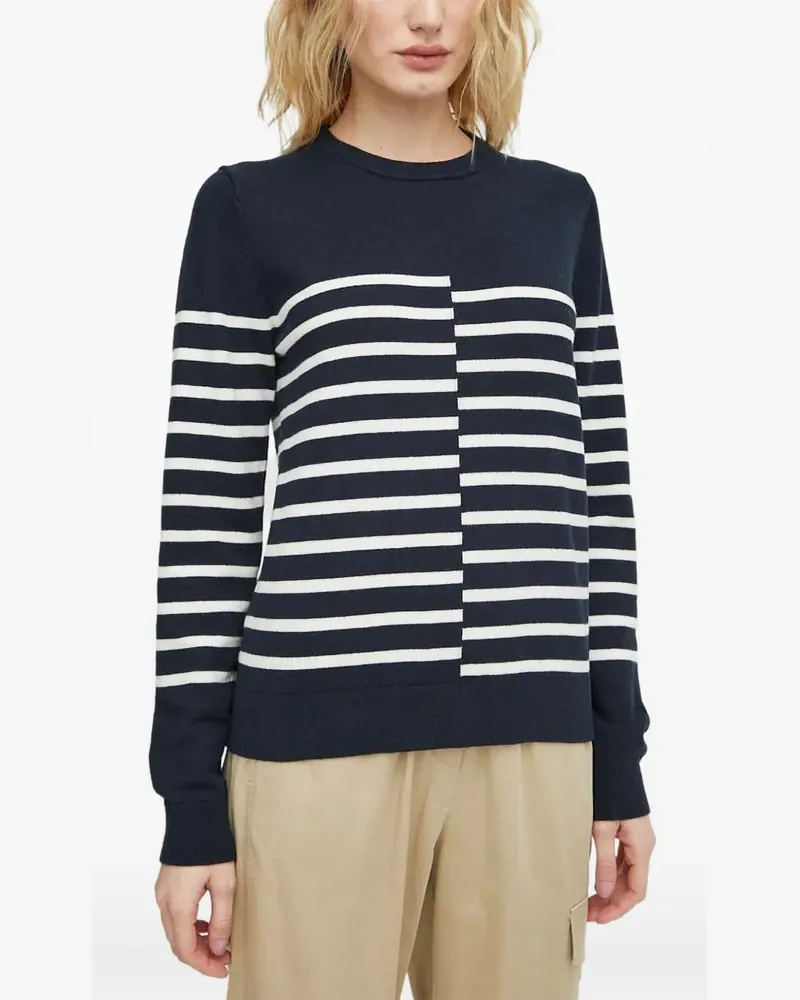 G-STAR RAW Gestreifter Pullover - Blau Blau