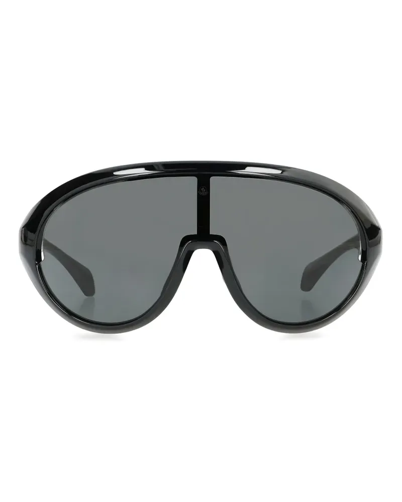 Moncler logo-detail sunglasses - Schwarz Schwarz