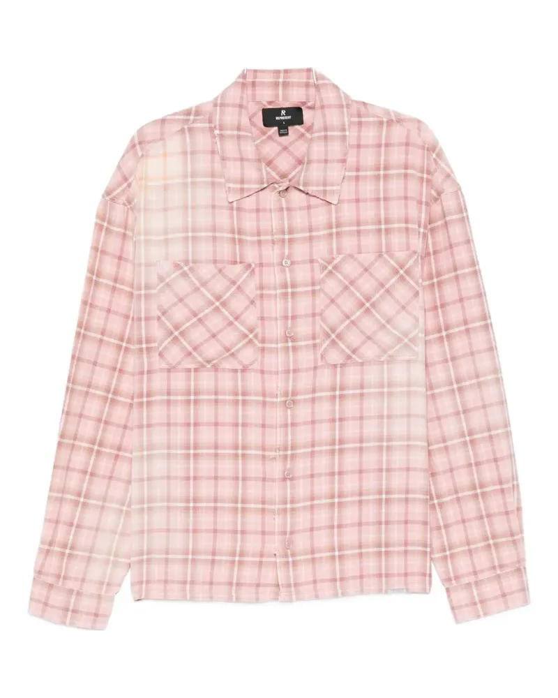 REPRESENT Kariertes Hemd - Rosa Rosa
