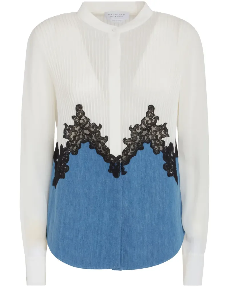 Gabriela Hearst Kheti Bluse - Weiß Weiß