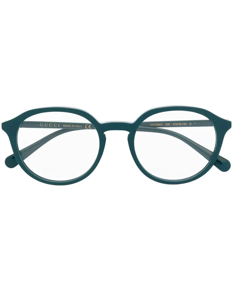 Gucci Brille mit Logo - Blau Blau