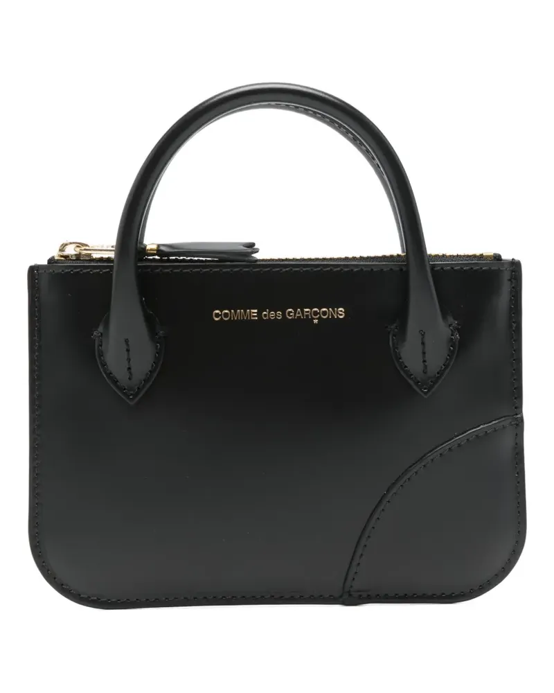 Comme des Garçons top-handle mini bag - Schwarz Schwarz
