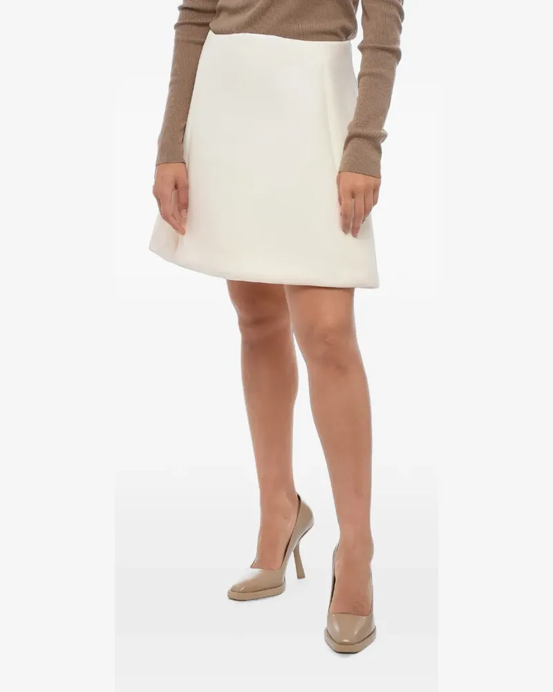 Neil Barrett A-line mini skirt - Nude Nude