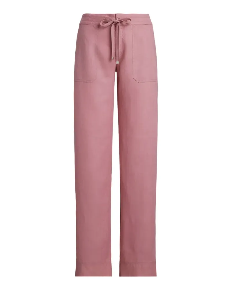 Ralph Lauren drawstring patch-pocket trousers - Rosa Rosa