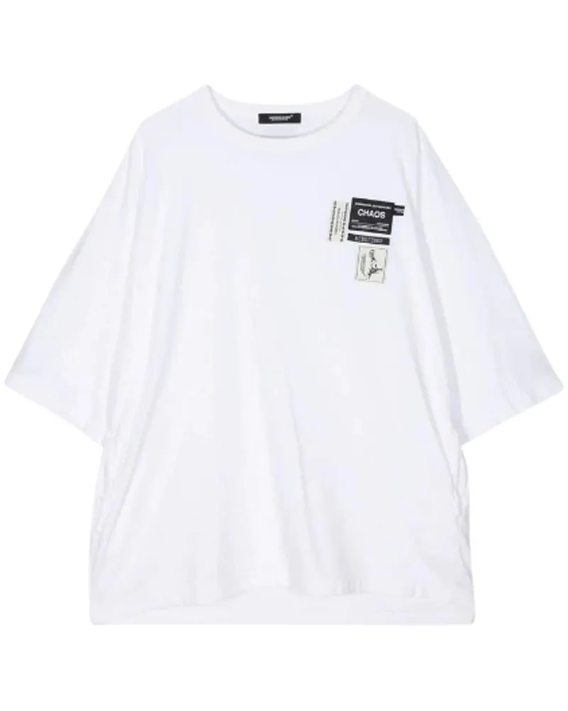 Undercover T-Shirt mit Logo-Applikation - Weiß Weiß