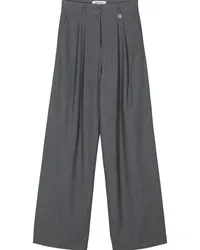 Blumarine Melierte Palazzohose Grau