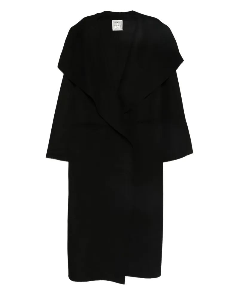 Totême Signature Mantel - Schwarz Schwarz