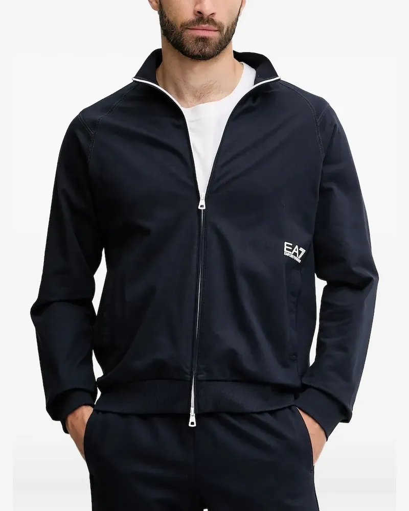 EA7 Sportjacke mit Reißverschluss - Schwarz Schwarz