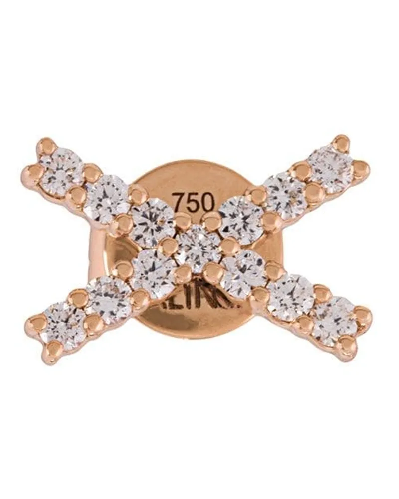 Alinka 18kt 'Katia' Rotgoldohrringe mit Diamanten - Metallic Metallic