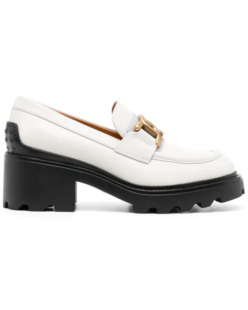 TOD'S Loafer mit Logo-Schild 65mm - Grau Grau