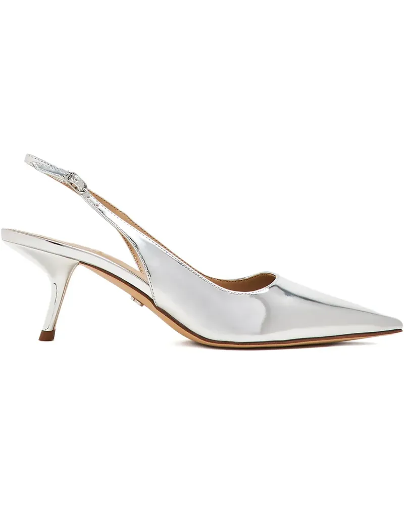 Sam Edelman Slingback-Pumps im Metallic-Look - Silber Silber