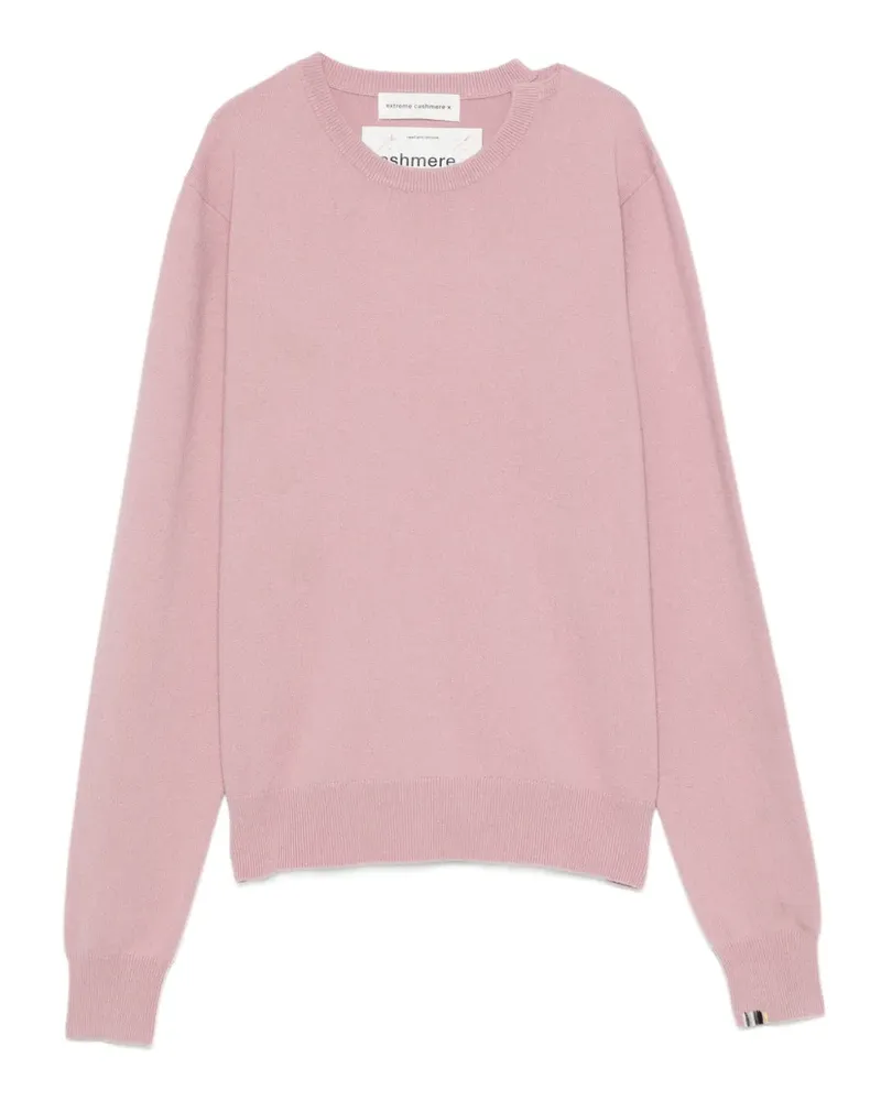 extreme cashmere Pullover mit Rundhalsausschnitt - Rosa Rosa