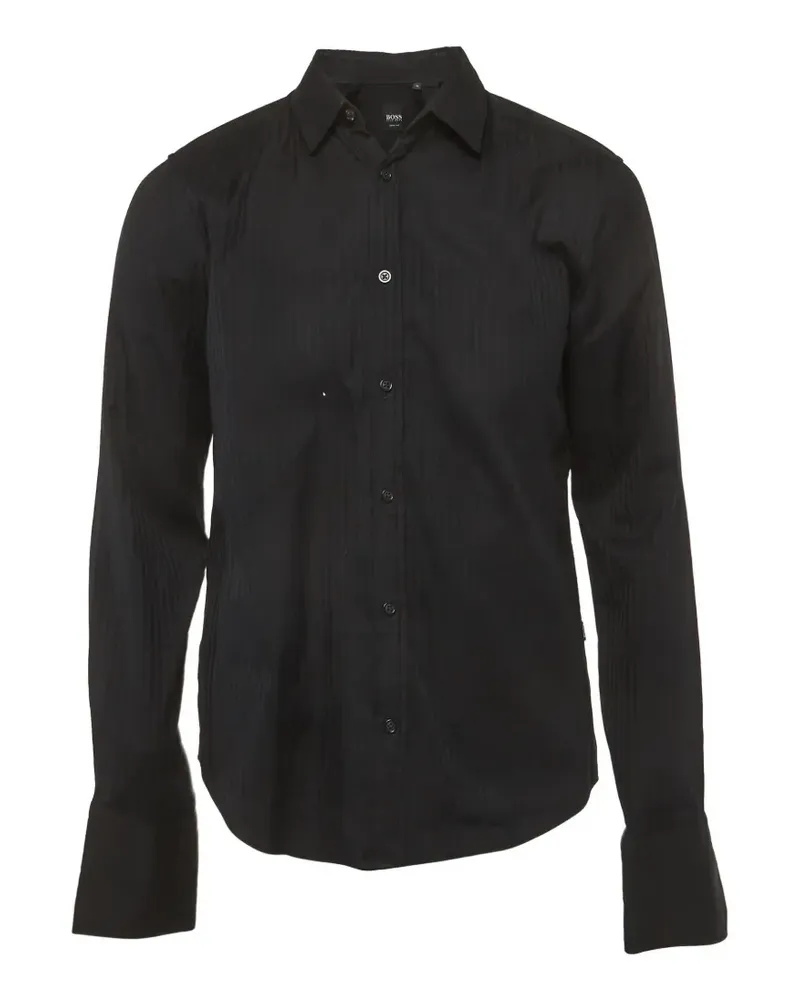 HUGO BOSS striped shirt - Schwarz Schwarz