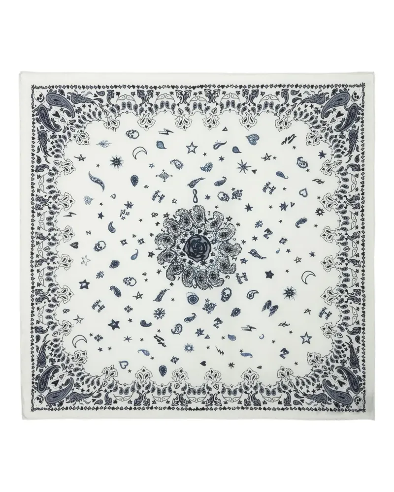 Zadig & Voltaire Beddie Bandana - Weiß Weiß
