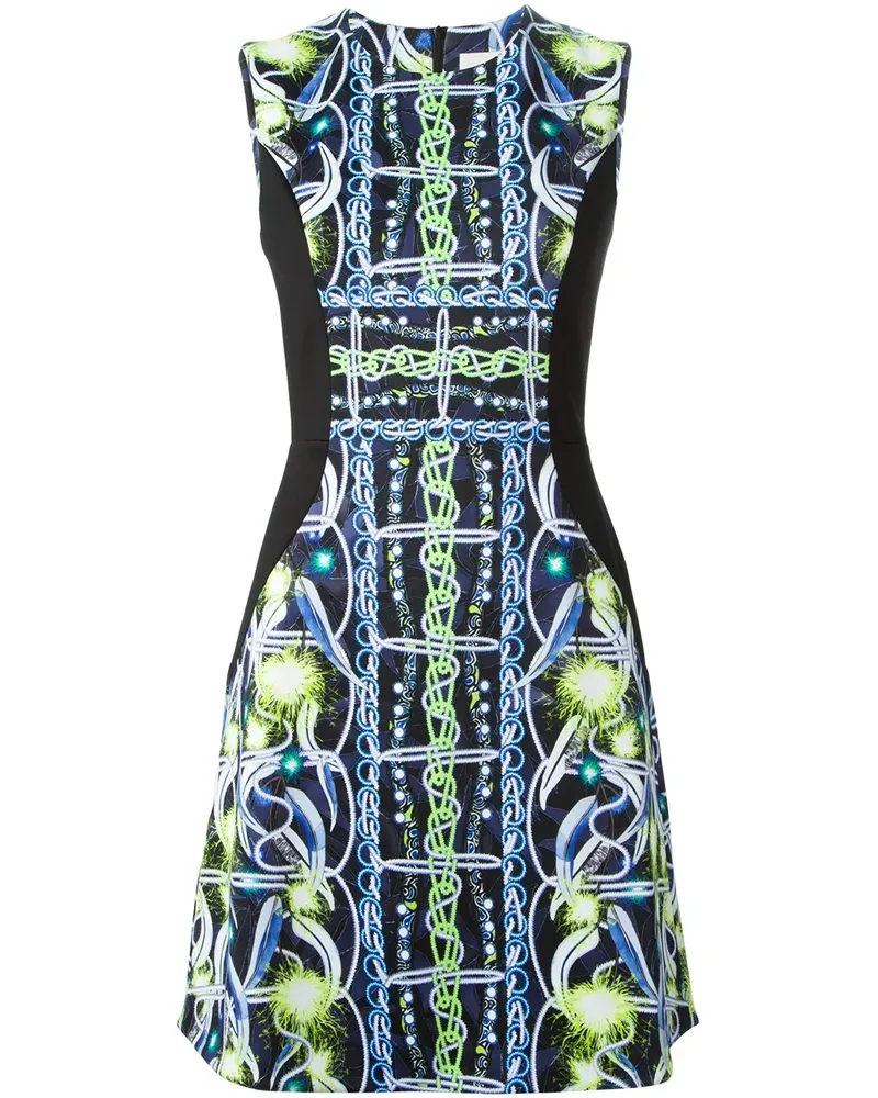 Peter Pilotto Kleid mit Print - Schwarz Schwarz