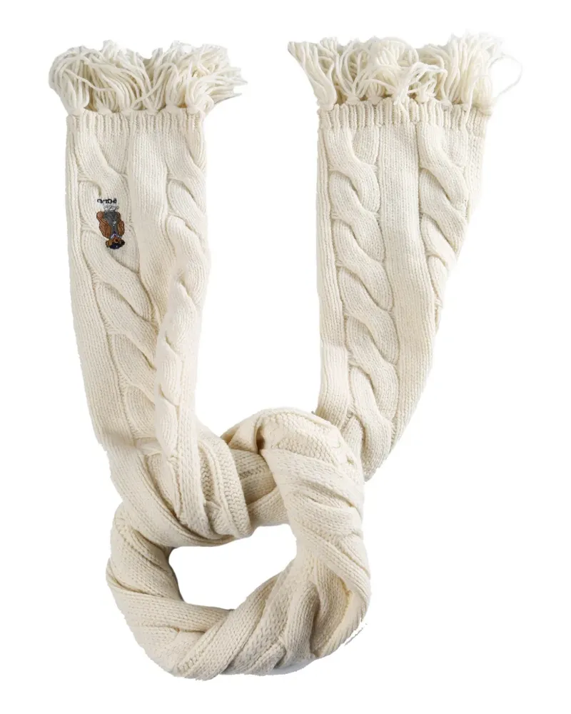Ralph Lauren cable-knit scarf - Nude Nude