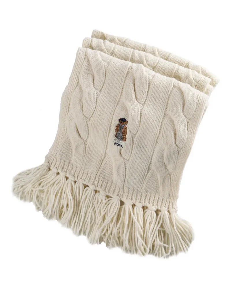 Ralph Lauren cable-knit scarf - Nude Nude