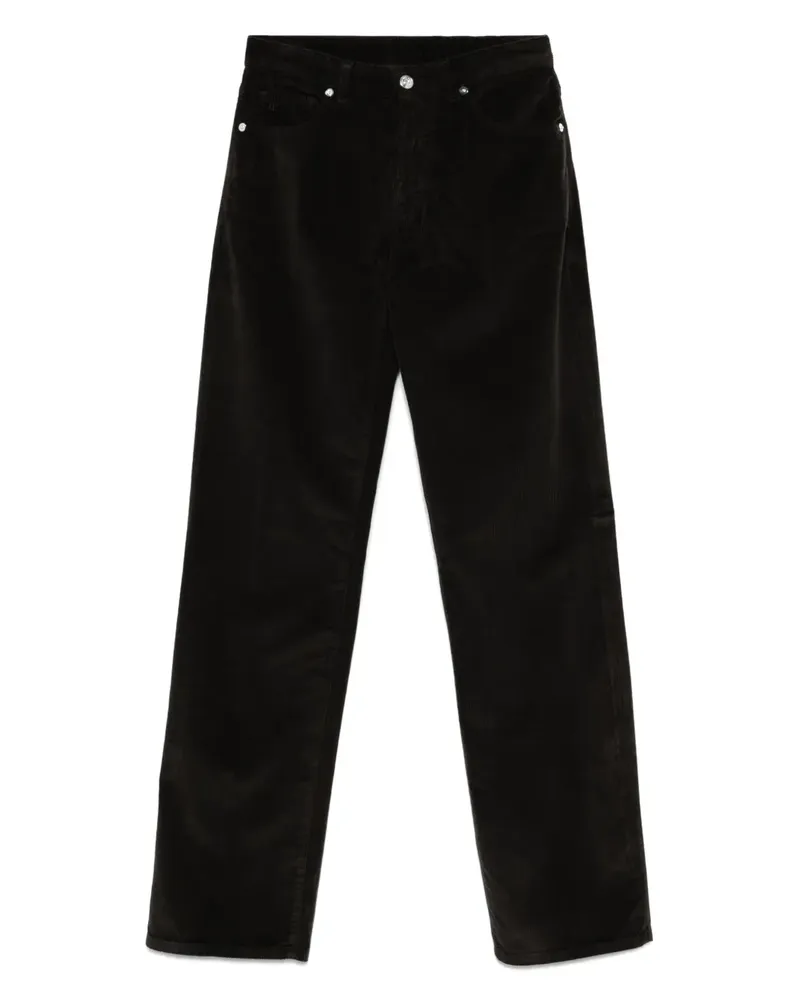 nine:inthe:morning Gerade Hose mit Knöpfen - Braun Braun