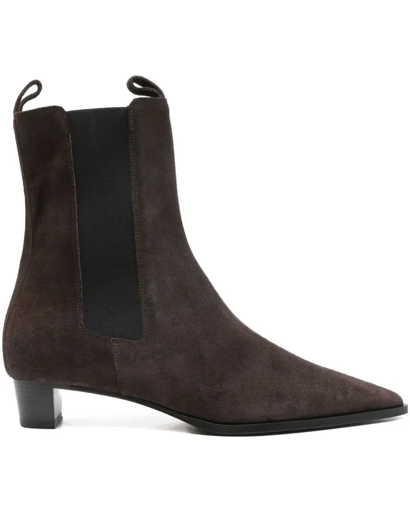 aeyde Kiki Chelsea-Boots aus Wildleder - Braun Braun
