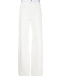 Alexander Wang Tief sitzende Jeans Weiß