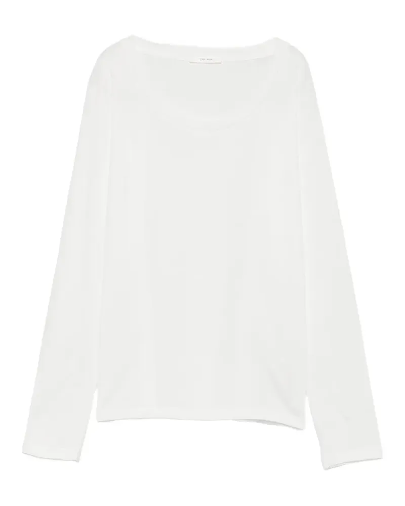 The Row Kalto Langarmshirt mit rundem Ausschnitt - Weiß Weiß