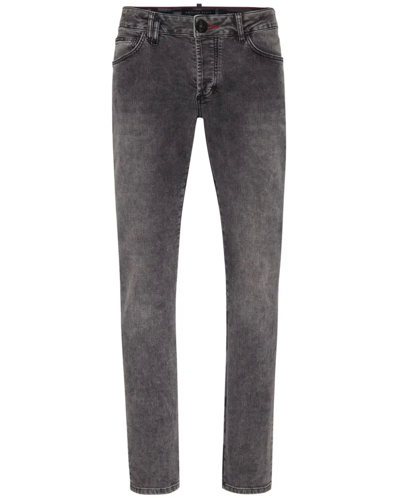 Philipp Plein Skinny-Jeans mit Camouflage-Print - Grau Grau
