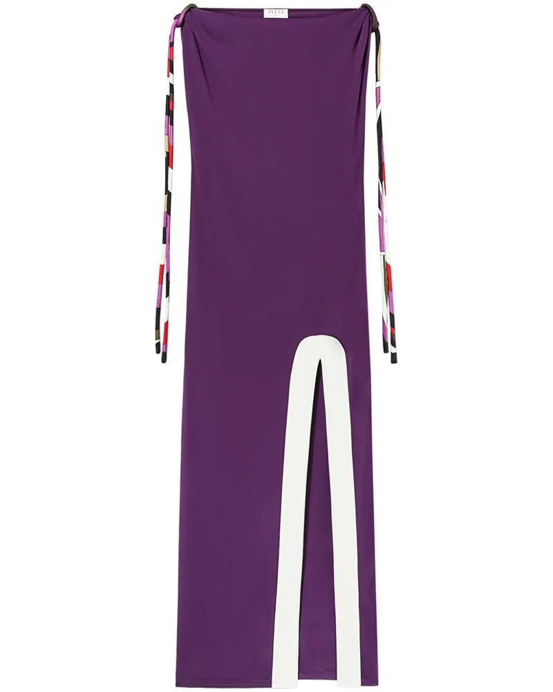 Emilio Pucci Langes Kleid - Violett Violett