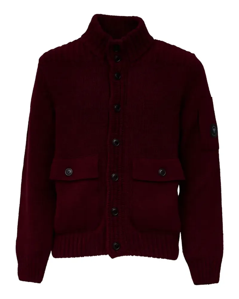 C.P. Company Lens button-up cardigan - Rot Rot