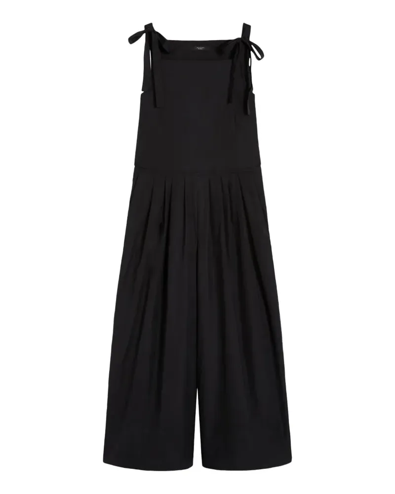 Max Mara tie strap jumpsuit - Schwarz Schwarz