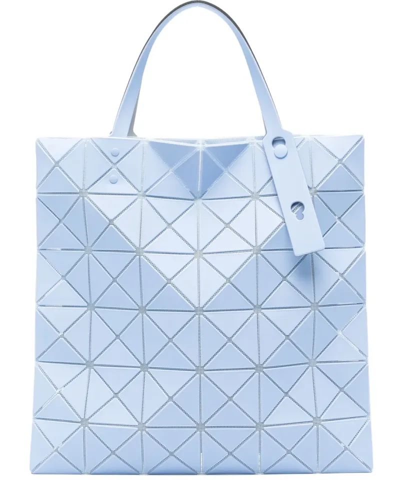 Issey Miyake Handtasche mit geometrischem Muster - Blau Blau