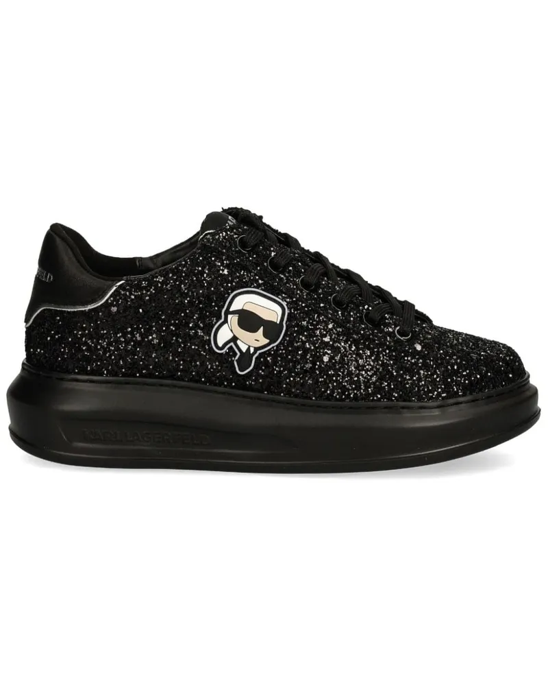 Karl Lagerfeld K/Ikonik NFT Kapri Sneakers - Schwarz Schwarz