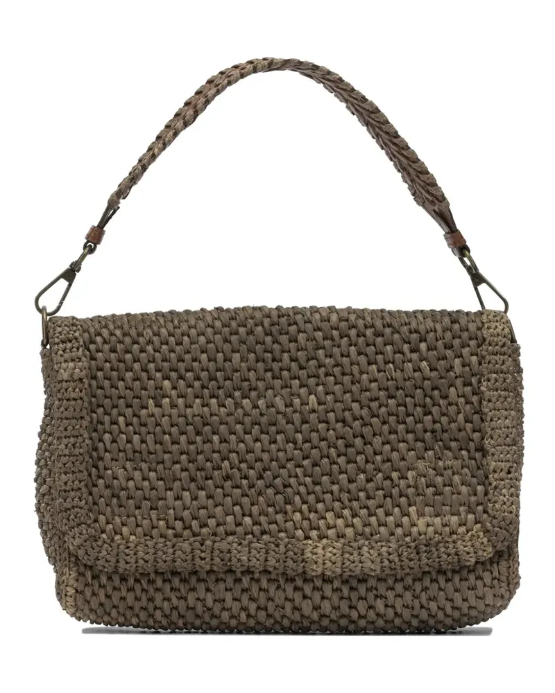 IBELIV Opera braided shoulder bag - Braun Braun