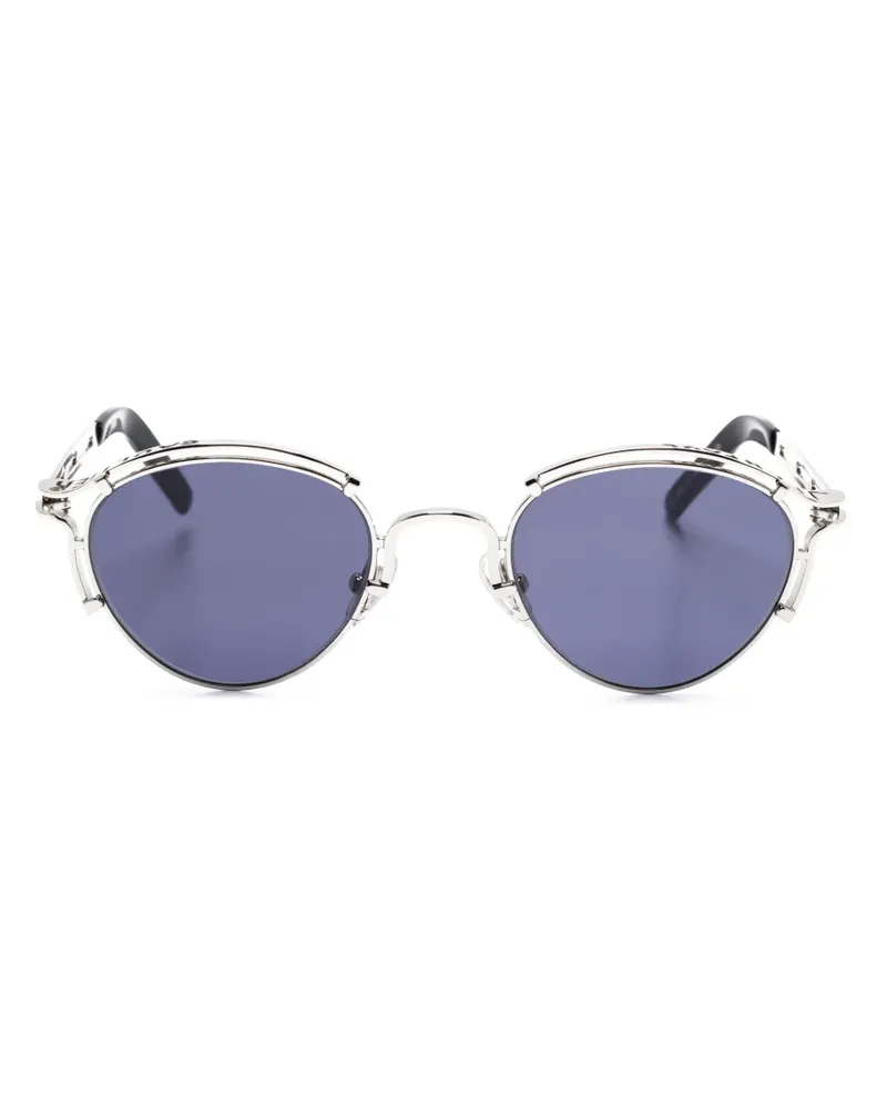 Jean Paul Gaultier Sonnenbrille mit Cut-Out-Logo - Silber Silber