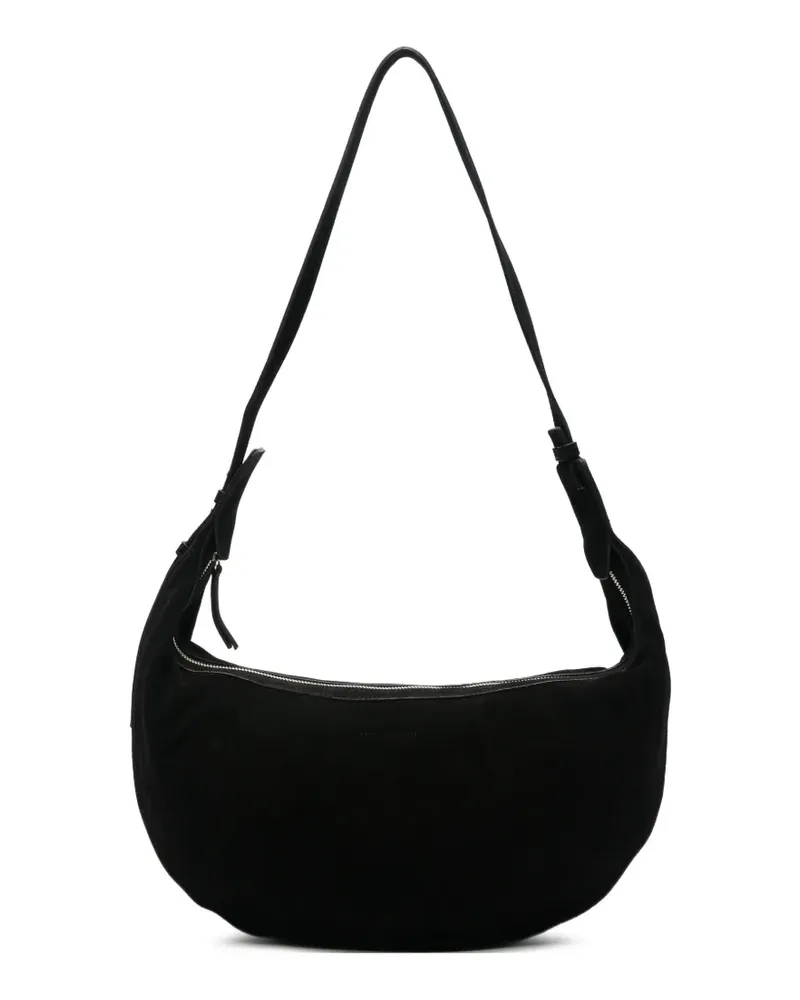 Liviana Conti Schultertasche aus Wildleder - Schwarz Schwarz