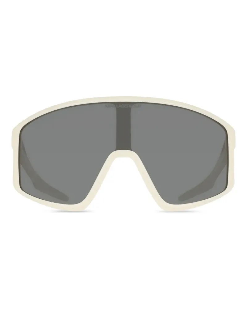 Karl Lagerfeld Sonnenbrille mit geometrischem Gestell - Nude Nude