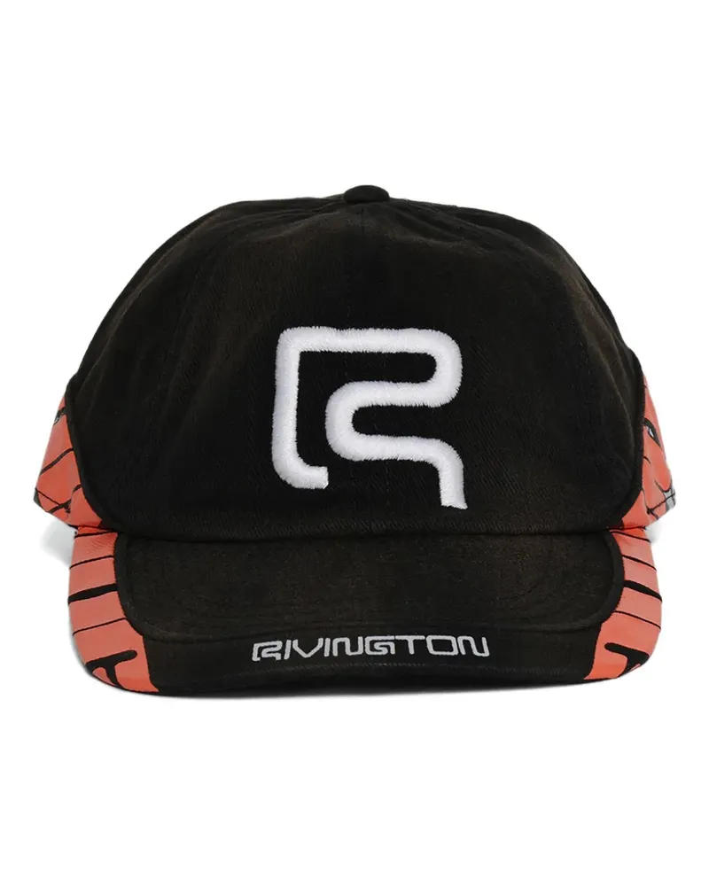 RRR123 Metarosa Baseballkappe mit Stickerei - Schwarz Schwarz