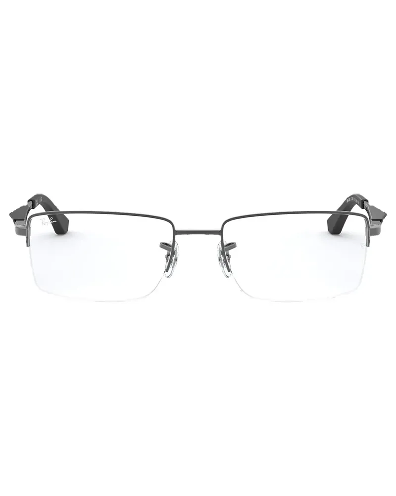 Ray Ban Brille mit eckigem Gestell - Weiß Weiß
