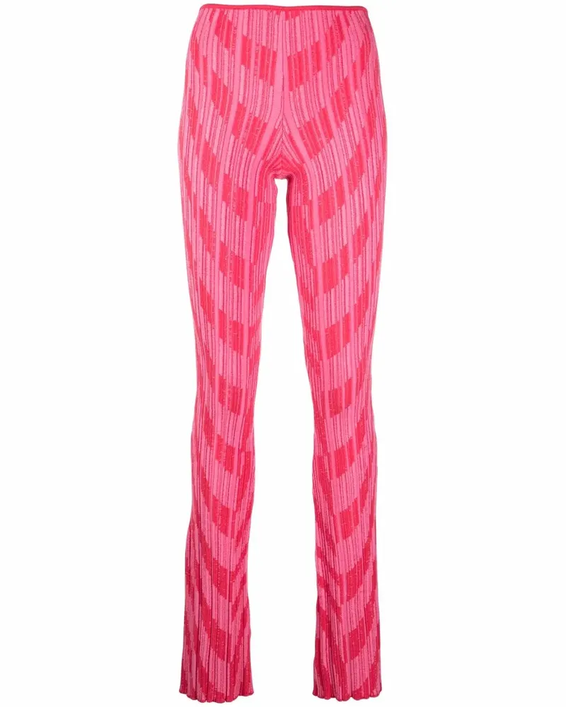 Philosophy Di Lorenzo Serafini Ausgestellte Intarsien-Hose - Rosa Rosa