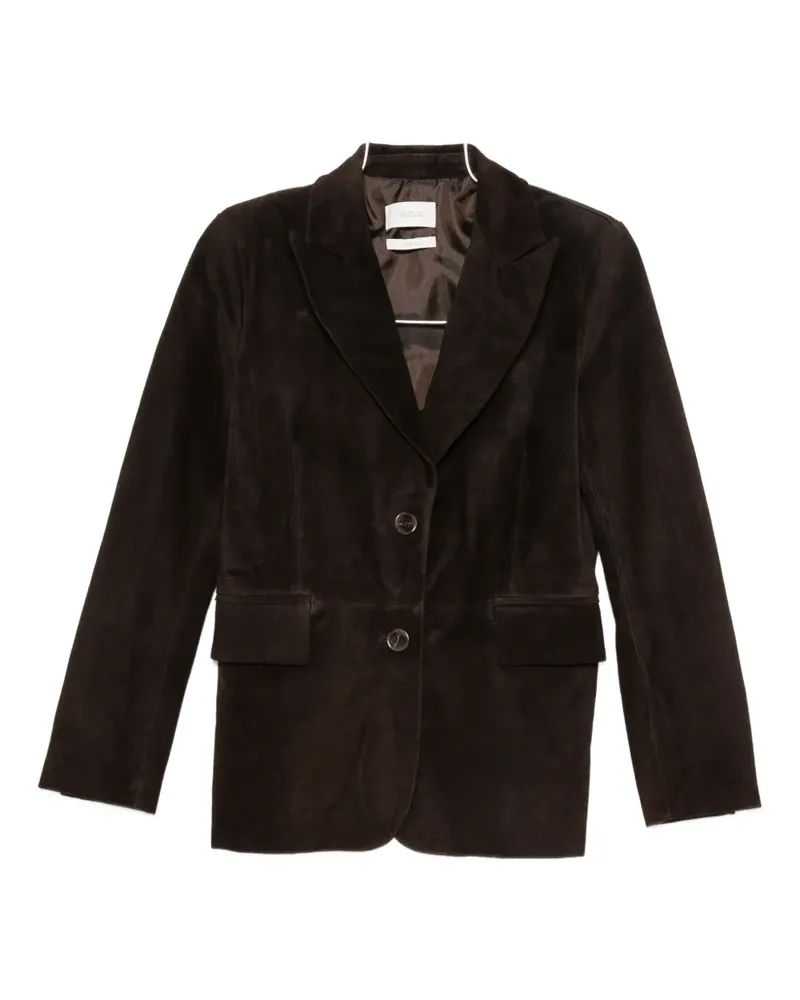 VICOLO Lederjacke mit Knöpfen - Braun Braun