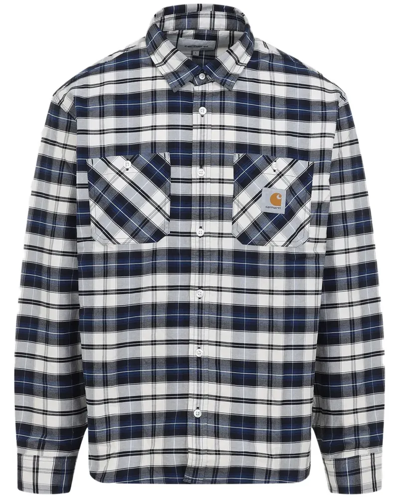 Carhartt WIP Tarbell Hemd Blau