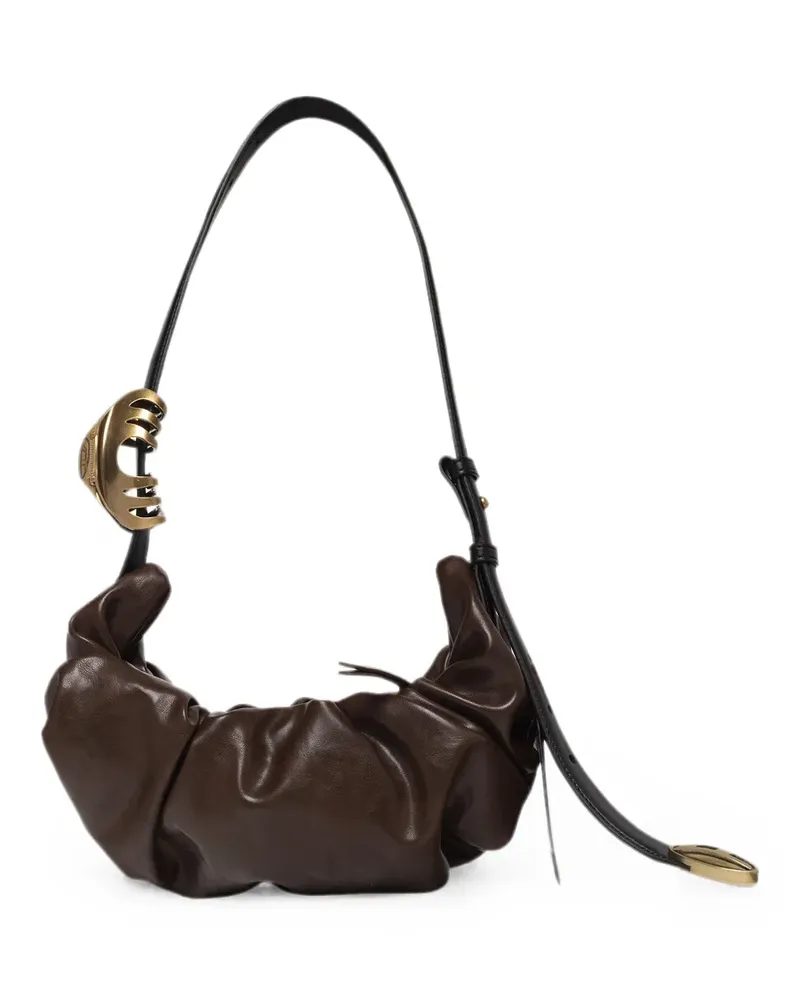 Diesel small Grab-D shoulder bag - Braun Braun
