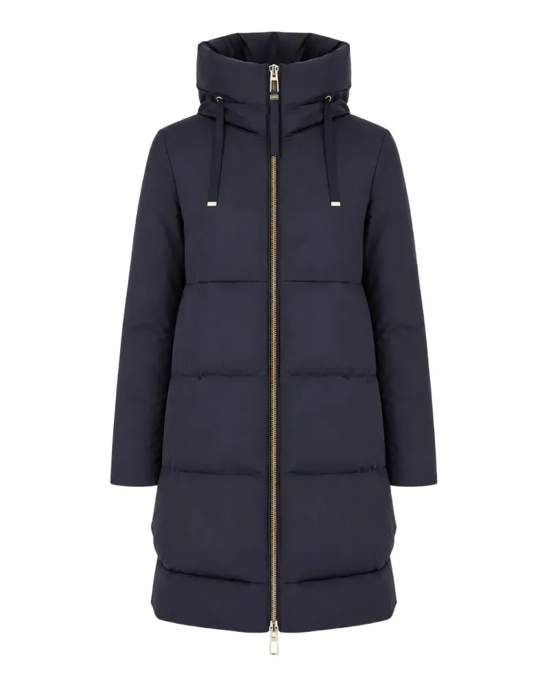 DUNO Talia hooded quilted jacket - Blau Blau