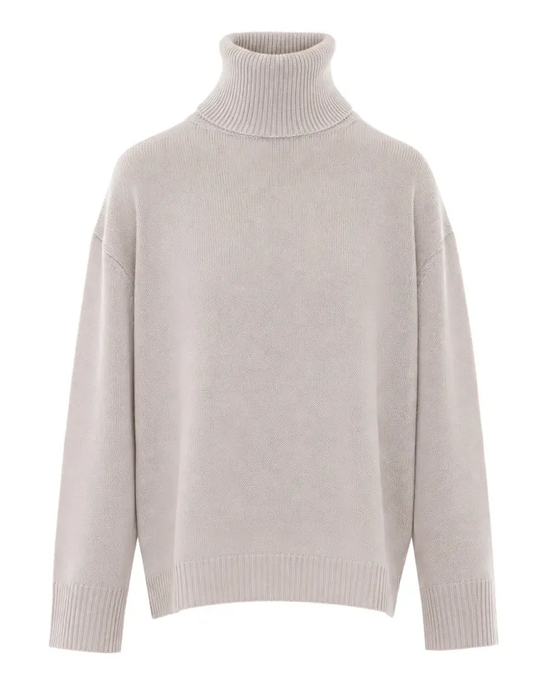 ALLUDE Pullover mit tiefen Schultern - Nude Nude