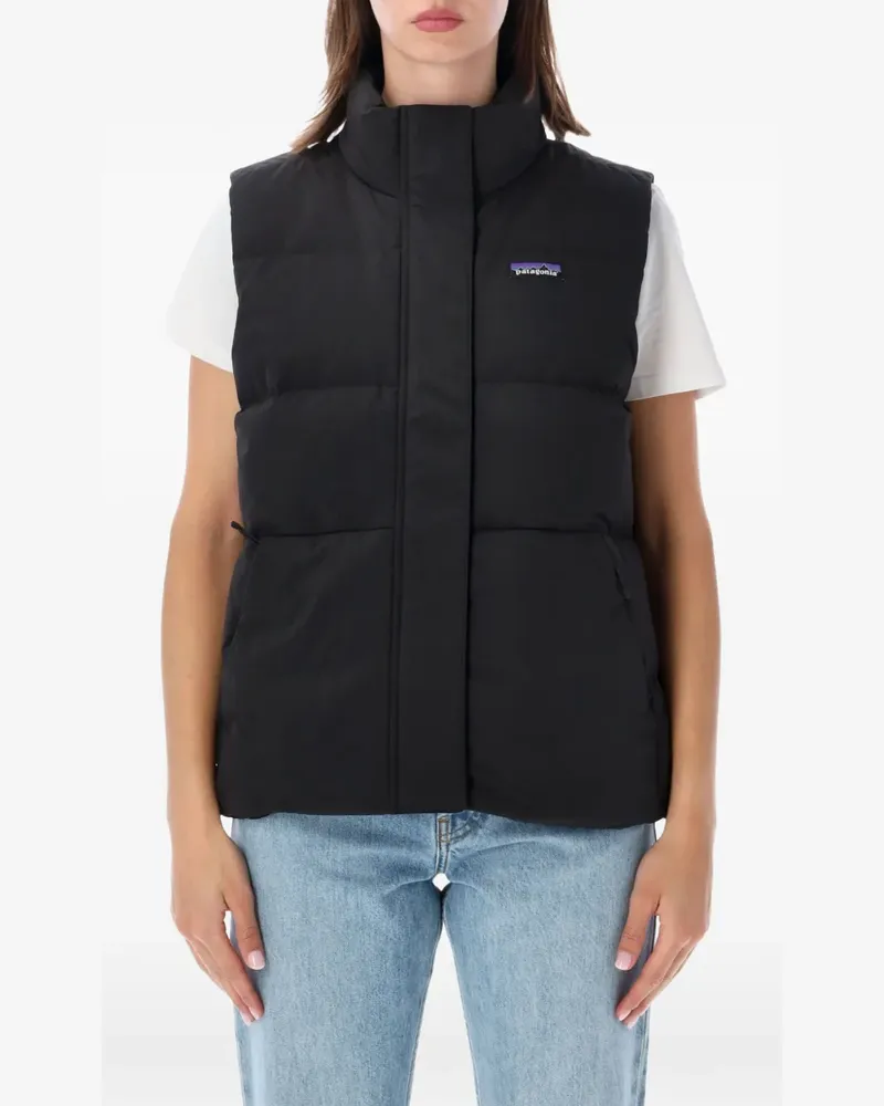 Patagonia Sisar high-neck down vest - Schwarz Schwarz