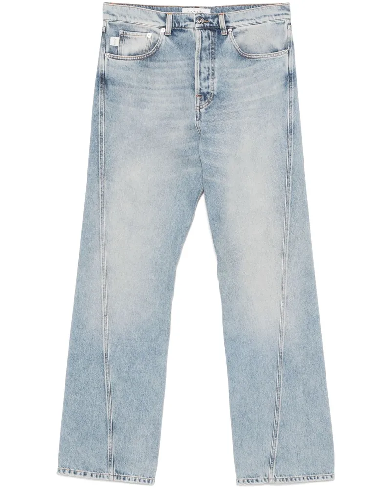 Lanvin Jeans mit Ziernaht - Blau Blau