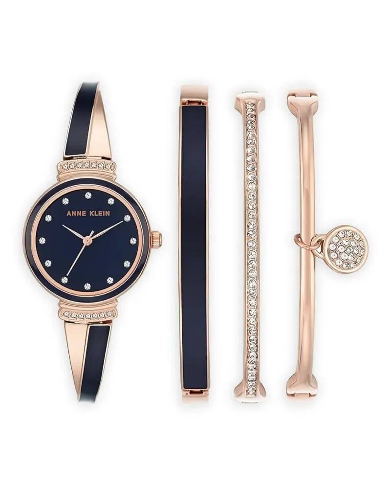Anne Klein classic crystal 26mm watch - Blau Blau
