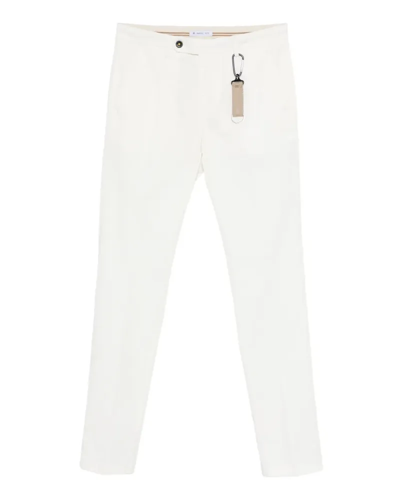 Manuel Ritz Hose mit Clipverschluss - Weiß Weiß
