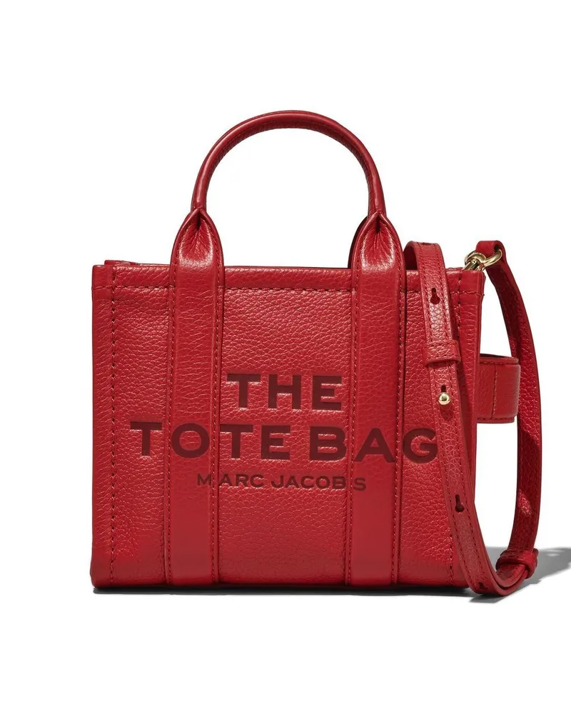 Marc Jacobs The Leather Crossbody Tote Tasche - Rot Rot