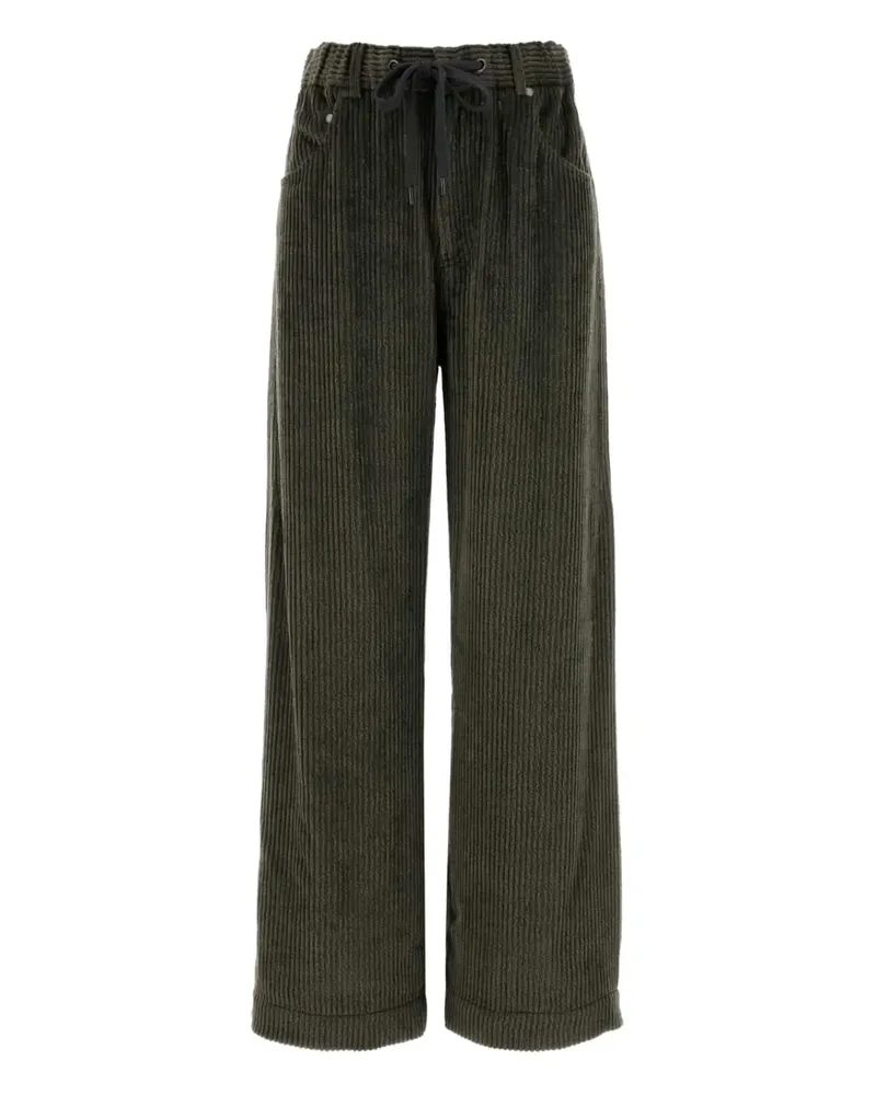Brunello Cucinelli corduroy trousers - Grün Grün
