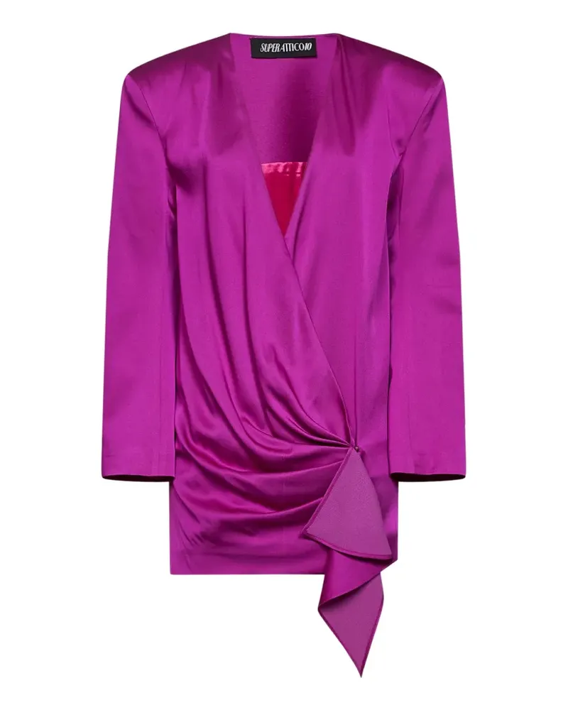 ATTICO Hot pink mini dress - Violett Violett